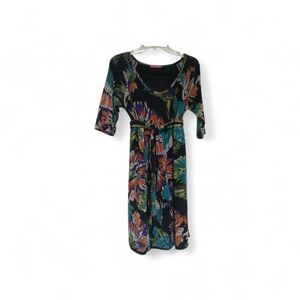 Maternal American Print Maternity Dress Size M